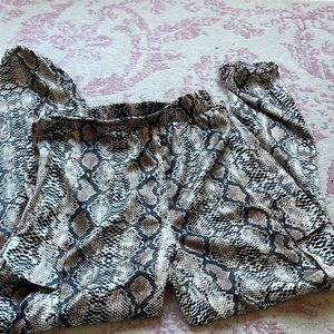 Naked Wardrobe Silky Cargo Pants